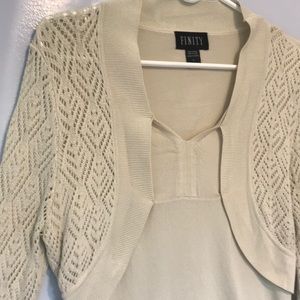 Wheat Colored Boho Sweater